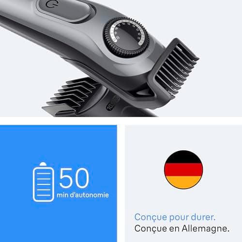 Braun BT3525 Series 3 Electric Beard Trimmer For Men, With +4 Styling Tools, Cordless And With 40 Adjustments, Ultra-Sharp Blade And Precision Clip, 50 Min Battery Life - Image 7