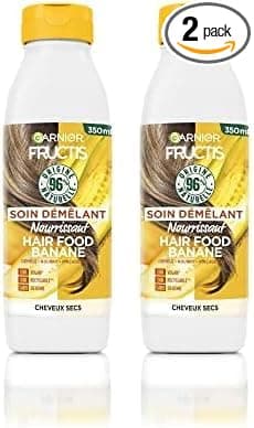 Garnier Garnier Fructis Hair Food Nourishing Banana Detangler for Dry Hair 350 ml (Pack of 2)