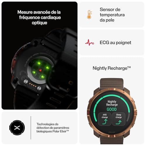 Polar Grit X2 Outdoor Multisport GPS Watch - AMOLED Display, Offline Maps, Dual Frequency GPS, Wrist ECG, Elixir Technology, TrainingPeaks, SpO2, Up to 7 Days Battery Life - Image 6
