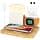 COLSUR 3 in 1 Induction Charger for Apple Watch iPhone AirPods, Samsung Charging Station, Bedside Lamp, Touch Room, Alarm Clock, Phones Accessories Wireless 17/16/15/14/13, Room Decoration - Image 2