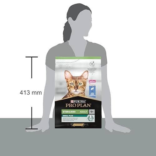 PURINA PRO PLAN | Renal Plus | Cat | Complete Dry Food for Sterilized Adult Cats | Helps Maintain Healthy Kidney Function and Urinary System | Rabbit | Bag | Pack of 4 x 3 kg - Image 7
