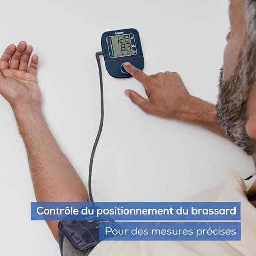 Beurer BM 25 Arm Blood Pressure Monitor, Simple One-Button Operation, Accurate Measurement, Arrhythmia Detection, USB-C Port, Armband 22-42cm, Data Transfer to Apple Health and More - Image 6