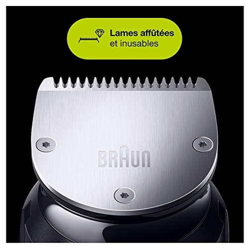 Braun Series 7 All-in-One Electric Beard Trimmer 10-in-1 with 8 Accessories, Hair and Body, Charging Base and Adaptive Motor, MGK7220, Silver Grey - Image 3