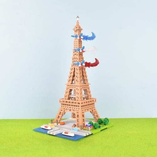 Bandai – nanoblock – Deluxe Eiffel Tower – Mini Brick Figurine – 2500 Pieces – Building Set Monuments Paris – Construction Kit Toy for Children 12 Years and Above Teenagers Adults – NBC057 - Image 7