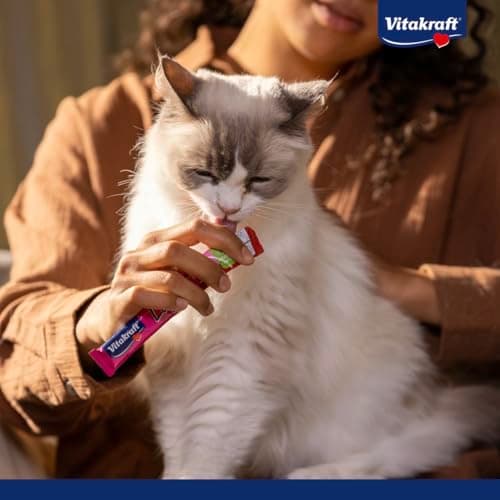 VITAKRAFT - Liquid Snack for Cats, Cat Treats in Mega Pack, Creamy Texture, Beef, Chicken, Salmon, 1 Economy Pack (48X 15G) - Image 7