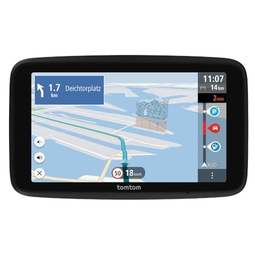TomTom GO Advanced Car GPS (6 Inch Traffic Information, Test of Hazard Zones, World Map, Updates via Wi-Fi, Lane Change Guide, Visual Markers, Reversible Mounting) - Image 2