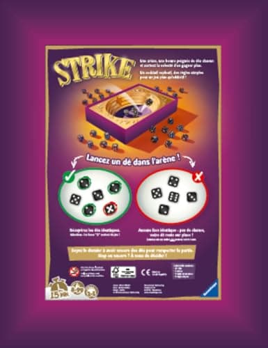 Ravensburger - Strike - Jeu d'ambiance - Jeu de dés - Famille ou Entre Amis - de 2 à 5 Joueurs - à partir de 8 Ans - Mixte - 26572 - Version française - Image 4