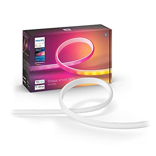 Philips Hue White and Color Lightstrip Gradient 2 m with Screen Sync Box (Required - Not Included) + 1m Extension Compatible with Alexa, Google Assistant and Apple Homekit - Image 3