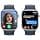 Apple Watch Series 9 (GPS, 45MM) - Silver Alluminium Case with Midnight Sport Strap, M/L (Refurbished) - Image 5