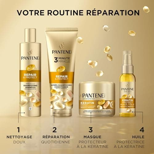 Pantene Pro-V Repair & Protect 3 Minute Miracle Conditioner 220ml for Dry & Damaged Hair, Pro-V Formula with Active Nutri-Plex, Helps Repair Visible Damage in 1 Application - Image 8