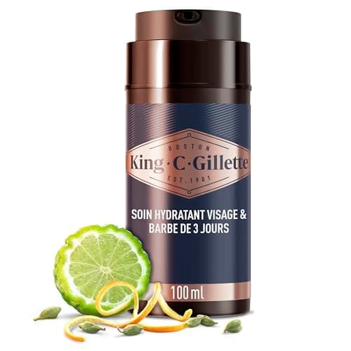 Gillette King C Men's Moisturizing Cream For Face And Short Beard, Softens Skin, Infused With Signature Fragrance With Notes Of Bergamot, Vitamin B Complex, 100ml - Image 2