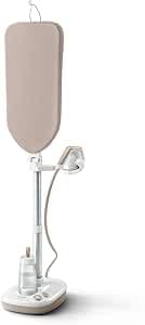 Philips All-in-One Ironing Solution Series 6000 - 6 Bar Garment Steamer, Multi-Angle Board, Optimal Temp, Removable 1.1L Tank, Removes up to 99.9%* of Bacteria, Beige (AIS6010/10)