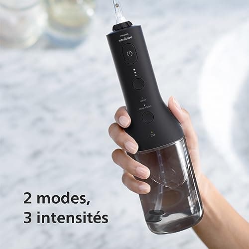 Philips Sonicare Jet dentaire Power Flosser 3000 sans fil, Noir (modèle HX3826/33) - Image 7