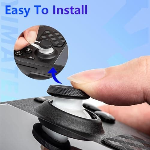 Joystick Guards - Invisible Game Ring Protection - Used for Steam Deck/Xbox/PS4/PS5 - Black+White - Image 8