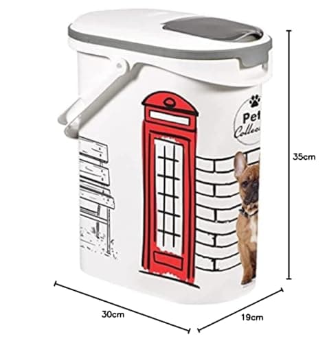 Curver Pet Collection Dry Food Container for Dogs - 10L/4kg - Airtight Odour-Proof Storage for Dogs - 19 x 30 x 35 cm - Image 3