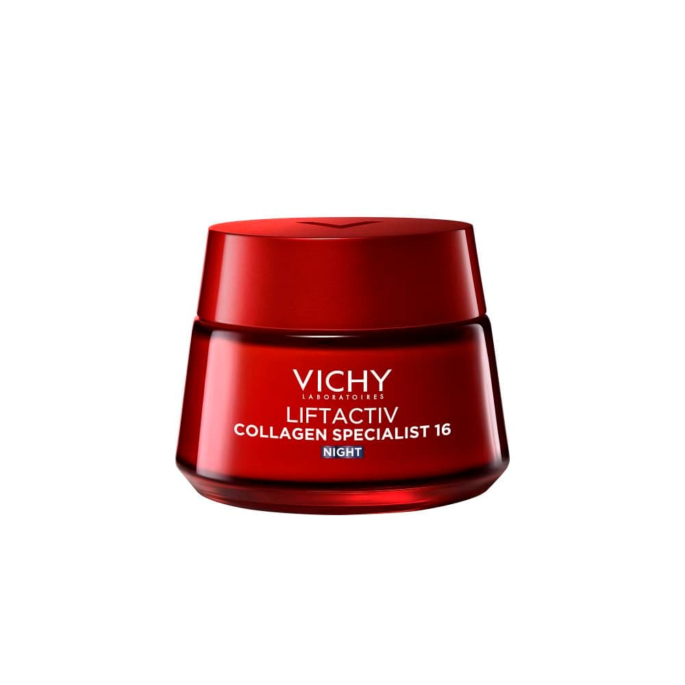 Vichy, Liftactiv, Collagen Specialist Anti-Aging Night Cream, Smooth & Plump, Enriched with Vitamin Cg, For All Skin Types, 50 ml - Image 9
