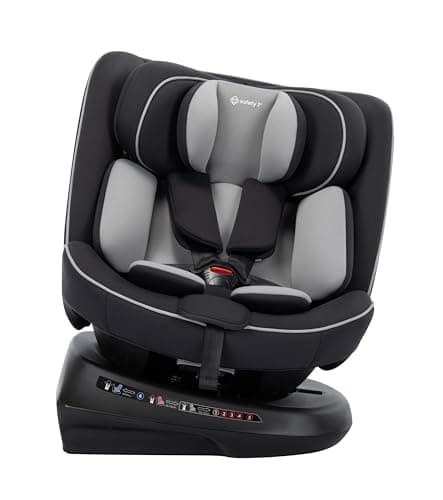 Safety 1st Cosmo i-Safe Swivel Car Seat, 0-12 Years (40-150 cm), Adjustable Belted Car Seat with Newborn Reducers, 11 Headrest Positions & 6 Tilts, Lightweight (5.6 kg), Black - Image 7
