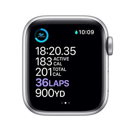 Apple Watch Series 6 (GPS + Cellular, 40MM) Silver Stainless Steel Case with White Sport Strap (Refurbished) - Image 4