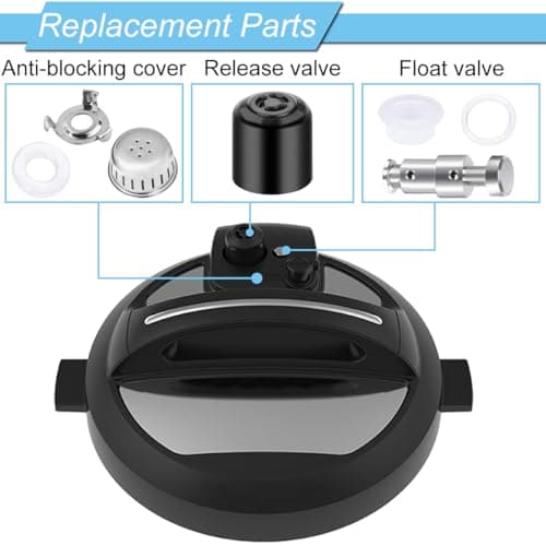 Steam Release Valve Gasket Anti-Clogging Protective Cover Replacement Parts for Instant Pot Ultra 60 Duo Nova 60 and Duo Crisp 11in1 Air Fryer 6qt - Image 7