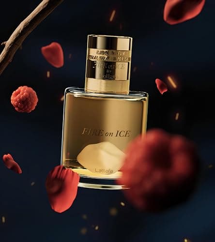 Lattafa Fire On Ice 110ml Unisex Eau de Parfum | Intense Black Raspberry, Ice Rose, Oak Wood & Ambroxan - Image 6