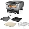 Ninja Artisan Electric Pizza Oven & Fryer Electric Outdoor with 4 Modes: Pizza, Oil-free Frying, Bake, Rise, With Stone, Shovel, Tray, Crushti Basket, Grey MO201EU - Image 2