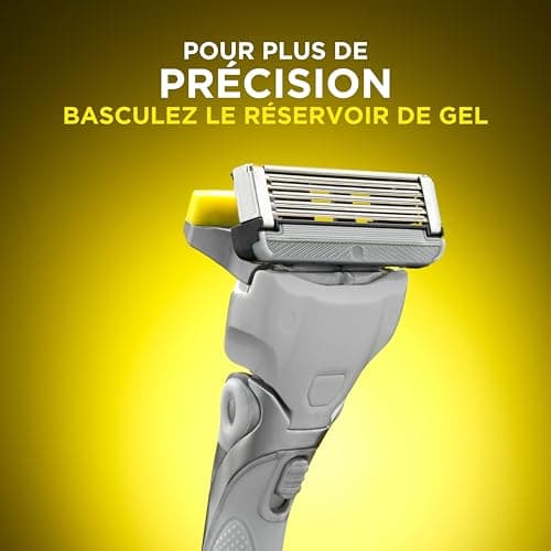 WILKINSON SWORD - Hydro 5 Ultimate Men's Razor | Shock Proof Technology | Hydrating Gel & Precision Blade | 1 Razor Handle + 5 Blade Refills - Image 5