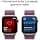 Apple Watch Series 10 [GPS, 42mm] - Rose Gold Aluminum Case with Plum Sport Loop Strap, One Size (Refurbished) - Image 6