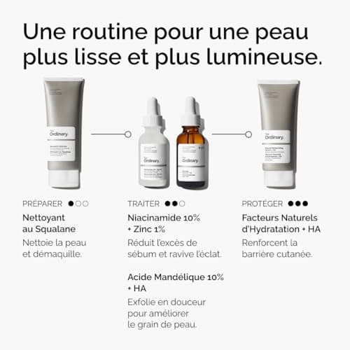 The Ordinary Mandelic Acid 10% + Hyaluronic Acid, Gentle Exfoliating Serum, Purifying and Moisturizing Skin, 30ml - Image 6