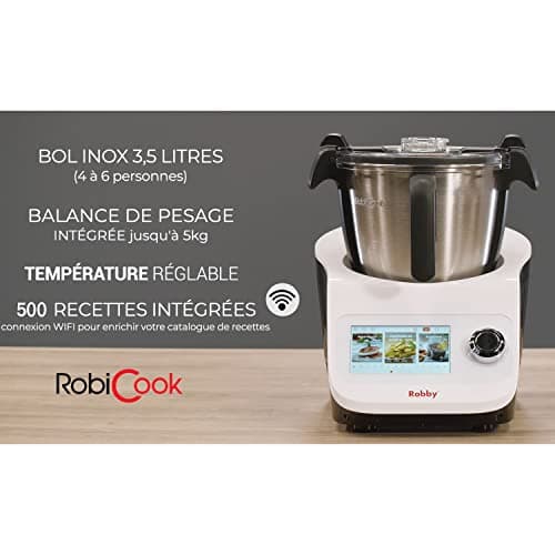 ROBICOOK Multifunctional Food Processor with Integrated Scale and Touch Screen - Image 7
