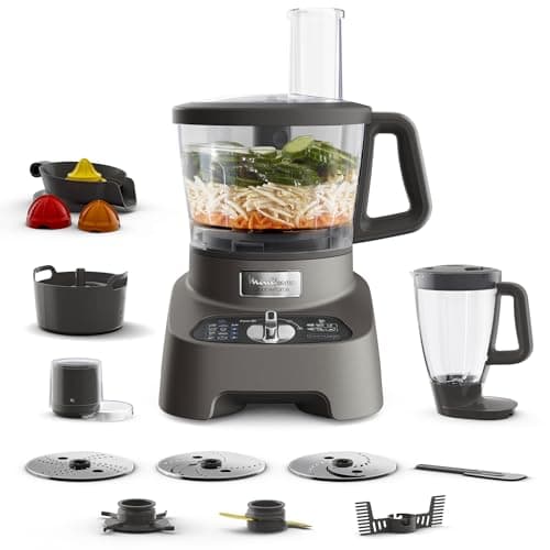 Moulinex Double Force Multifunctional Robot, 1000 W, Multipurpose Blender 2L, 10 Accessories, 31 Functions, Chopper, Graters, Juicer, FP825E10 - Image 2