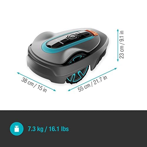 Gardena Smart Robot Mower SILENO City 250 Set: Innovative Lona AI technology, Via App adjustment, SensorControl, for slopes 35% Max, Smart gateway, Version FR/NL (19601-66) - Image 8