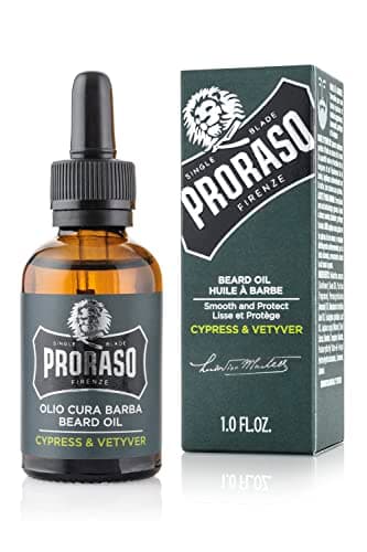 Proraso Baume Barbe, Cyprès & Vétiver, 100 ml, Baume à barbe parfumé, Adoucit, protège et soulage les démangeaisons et l'inconfort & Huile Barbe Cyprès & Vétiver, 30 ml, Huile pour barbe parfumée - Image 6