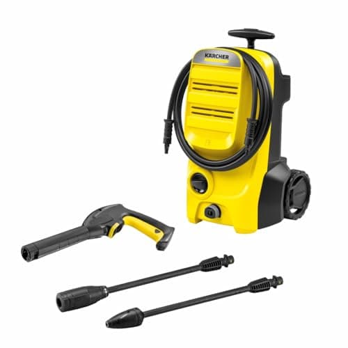 Kärcher Pressure Washer K 4 Classic, Pressure: max. 130 bar, Flow rate: 420 l/h, Surface area: 30 m²/h, Water Filter, Weight: 4.6 kg, Hose and High Pressure Gun, Rotabuse, Vario Power Lance - Image 2