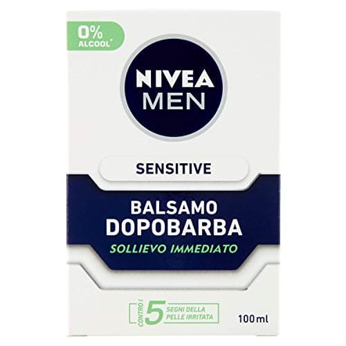 NIVEA MEN Sensitive Extra Gentle Aftershave Balm 100 ml Pack for Men with Chamomile Extract and Vitamin E, Beard Conditioner Sensitive Skin - Image 3