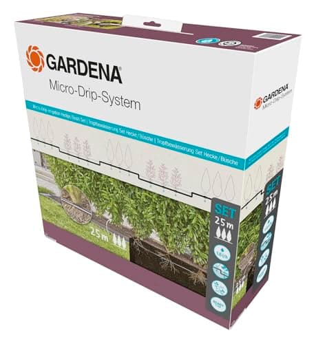 Gardena Micro-Drip System Drip Irrigation Kit for Hedge/Shrubs (25 m): Ready to Use Starter Kit, Water-Saving Irrigation System (13500-20) - Image 2
