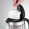 Russell Hobbs Clarity Electric Glass Kettle (1L, 2200 W, Brita Maxtra Filter Cartridge & Anti-Limescale + Change Indicator, LED Lighting, Auto Stop,Auto Opening) 20760-57 - Image 4
