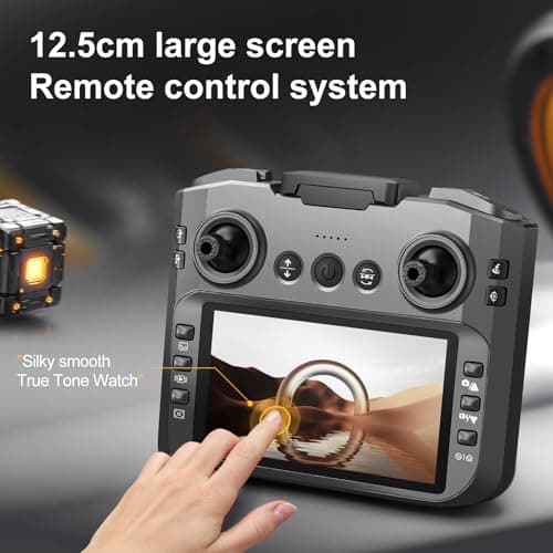 S156 Drone with 720P HD Camera for Children and Beginners, Dual Camera, Automatic Takeoff/Landing, Obstacle Avoidance, Hovering Optic, 360° Flip,Ideal Gift Toy (Black) - Image 6