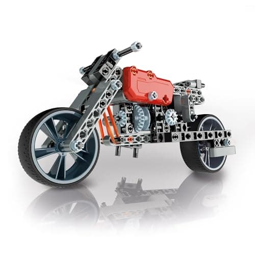 Clementoni | Mon Atelier de Mécanique – Construction Roadster & Dragster Enfants 8 Ans+ | Kit STEM à Construire | 130+ Pièces | Transmission Réaliste | Développement Logique et Dextérité - Image 7