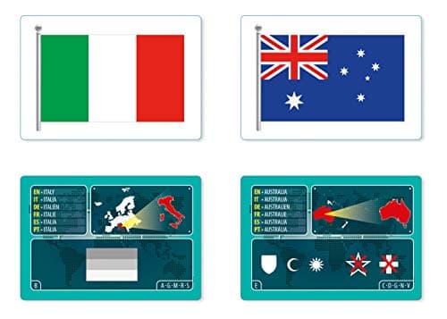 Clementoni | Flag Game – Educational Board Game for Girls and Boys 6+ | 50 Country Cards | Observation and Association | General Culture | Learning Geography - Image 7