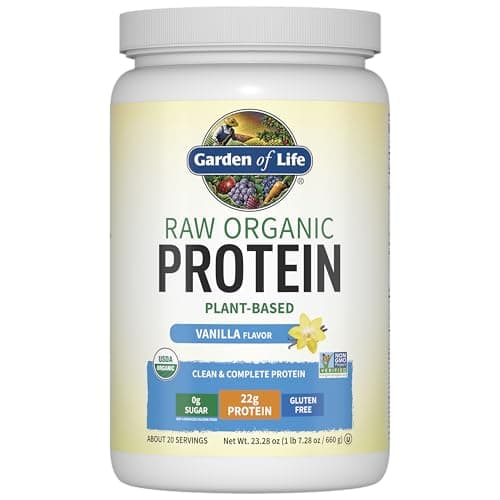 Garden of Life - Protéines Brutes - Vanille - 22 oz (631 g) - Image 2