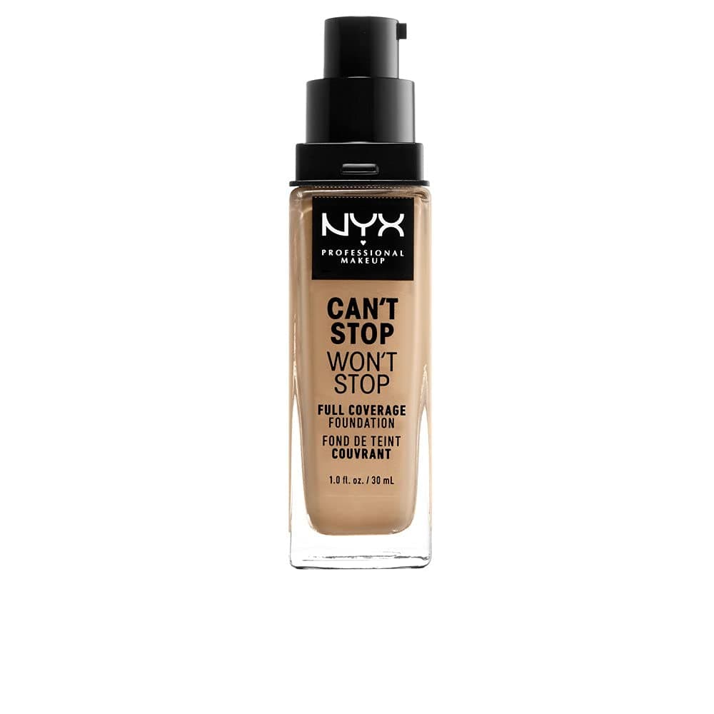NYX Professional Makeup Fond de Teint Liquide Couvrant Tenue 24h Can't Stop Won't Stop Liquid Foundation, Waterproof, Fini Mat, Formule Vegan, Teinte : Beige (11) - Image 6