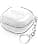 Transparent Protective Case for Samsung Galaxy Buds FE 2 Pro 2 Live [Front LED Visible] [With Carabiner] Protective Cover - Image 2