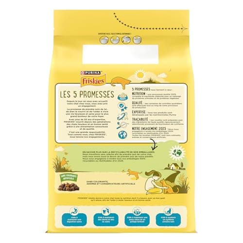 FRISKIES | Cat | Complete Dry Food for Adult Cats | Tuna and Vegetables | Complete Food Rich in Vitamins and Minerals | Bag | 3 kg - Image 5