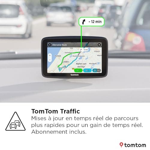 TomTom GO Classic 2nd Generation Car GPS (6 Inch, Traffic Info, Hazard Alerts Test, EU Maps, Update via WiFi, Lane Change Guide, Integrated Reversible Mount) - Image 3