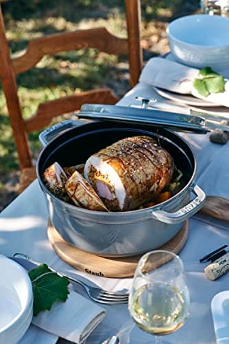 STAUB Casserole 3.8 L Round Cast Iron Baking Dish - Image 6
