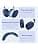 3 in 1 Protective Case & Carrying Bag for Apple Airpods Max Headphones, Anti-Scratch Pads, Earpads, Headband, Accessories for Apple Airpod Max (Blue) - Image 3