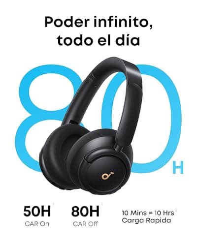 Soundcore by Anker Q30 Casque Bluetooth sans Fil à Réduction de Bruit Active Hybride, Plusieurs Modes, Hi-Res Son, EQ in App, Autonomie 40 h, Charge Rapide, Oreillettes Confort(Reconditionné) - Image 6