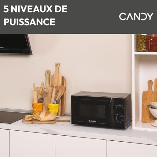 Candy Idea CMW20SMB Microwave Oven 700 W 20 L, Defrost Function, Turntable, Black - Image 7