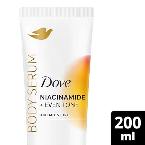 Dove Even Tone Niacinamide Body Serum for Dark Spots and Irregular Skin Tone Face and Body Lotion 48 h with Niacinamide, Prebiotic Glycerin, Pro-Ceramides, Shea Butter 200 ml 1 Piece - Image 4