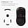 kwmobile Mouse Pad Compatible with Logitech G Pro Wireless Gaming - Self-adhesive Replacement Soft Rubber Mouse Foot - Black - Image 4